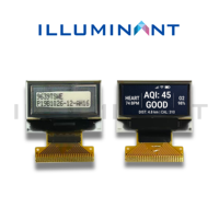 SAMPLE GRATIS PMOLED 0.83 Inch COG FPC Welding SSD1306 96x39 23.8x16.2x1.2 8-bit 68XX/80XX Paralel 4-kawat SPI I2C Illuminant