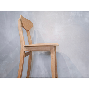Tabouret de bar Devin en teck massif, style mid-century, pour hôtel - Product Image 2