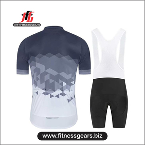 ชุดยูนิฟอร์มปั่นจักรยานแบบไม่มีแขน JUST FITNESS GEARS ผลิตจากผ้าสแปนเด็กซ์/โพลีเอสเตอร์คุณภาพสูง 100% แห้งเร็ว พิมพ์ลายแบบซับลิเมชั่น สำหรับผู้ใหญ่ | - Product Image 2