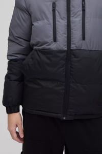 Latest Design Custom Logo Winter Outdoor Sport Windproof <b>Waterproof</b> <b>Warm</b> Padded Cotton Fleece Quilted Stand Patchwork Men's - Product Image 6