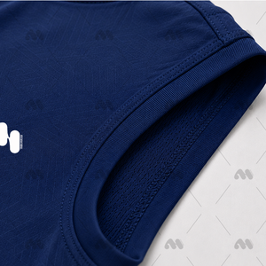 Débardeur sportif à col rond pour homme, séchage rapide - Tissu tricoté en spandex/coton pour la salle de sport et la course à pied - Product Image 6