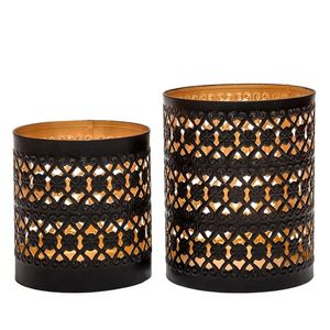 Pot à bougie en métal haut de gamme personnalisable avec couvercle pour la décoration d'hôtels, de restaurants et d'événements - Product Image 5