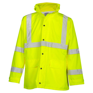 High Quality Reflective <b>Work</b> Vest Fluorescent Jacket <b>Waterproof</b> Safety Features Best Reasonable Price Customizable Logo Cotton - Product Image 1