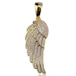 Gold <b>Charm</b> Pendant Round Brilliant Cut Zircon IGI Certified Hiphop Style Unisex Jewelry Multi Plating Freshwater Pearl Custom - Product Image 5