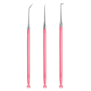 Herramientas de Belleza, Herramientas Profesionales para Lifting de Pestañas de Color Rosa con Peine Pequeño, Venta al por Mayor, Acero Inoxidable de Alta Calidad - Product Image 1