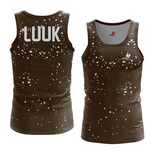 Camiseta Deportiva Sublimada Premium, Sin Mangas, Absorbente de Humedad, para Gimnasio, Fitness, Yoga, Running, Diseño Personalizado - Product Image 3