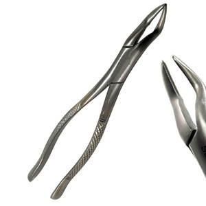 Pince d'extraction dentaire manuelle de qualité supérieure n ° 32 mâchoires dentelées pince en acier inoxydable extrayant les instruments médicaux canins supérieurs - Product Image 1