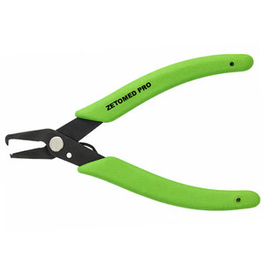 Pince à bijoux Zetomedpro en acier à coupe baguette conique pour la création de bijoux DIY, manche vert - Product Image 3