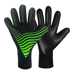 Gants de gardien de but professionnels en latex, nouveau design, antidérapants, à doigts complets, respirants, protecteurs, pour le football, avec fermeture auto-agrippante - Product Image 4
