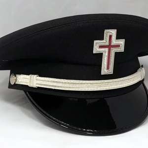 Gorra de fatiga de la Comandancia de los Caballeros Templarios de Calidad Premium 2026, bordada en metal dorado con motivos de viñedos, servicio OEM con MOQ - Product Image 4