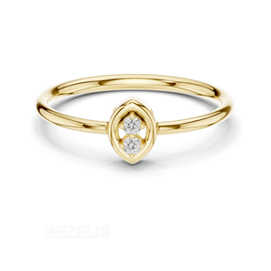 Anillo de Diamante Cultivado en Laboratorio Personalizado, Hecho a Medida, con Mensaje Grabado en el Interior de la Banda, Diseño a Medida, Tu Propio Anillo Único, Regalo - Product Image 1