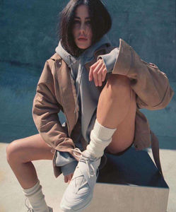 OEM Sweats à capuche personnalisés Sweatshirt 100% coton mélangé vierge Oversize Pullover Double Hat Hoodies Sweatshirt pour hommes - Product Image 4