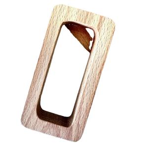 Anneaux de tissu de perles de bois avec glands perles en bois porte-serviettes décor de Table boucles de serviette en gros rond de serviette restaurant - Product Image 1