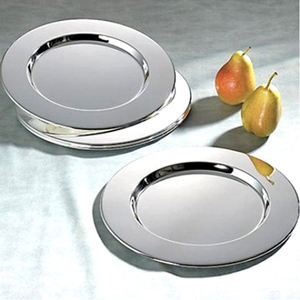 Haute qualité meilleur prix raisonnable concepteur Antique cuivre chargeur plaque forme ronde 4 Table de mariage décorer et décorations pour la maison - Product Image 2