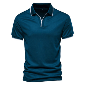 Camiseta Polo Personalizada de Alta Calidad para Hombre, Manga Corta, Corte Ajustado, Informal, para Negocios, Golf - Product Image 3