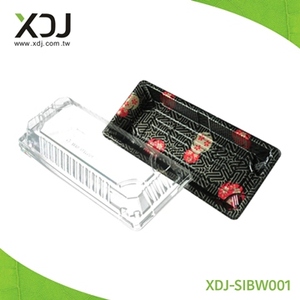 Taiwan Recyclable Plastic Sushi <b>Container</b> <b>Takeaway</b> Food Packaging Box with Recycled Materials - Product Image 1