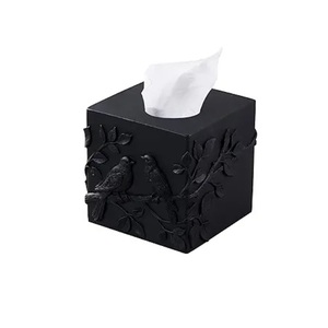 Portarrollos de Papel Metálico Negro Mate con Diseño Bosque, Soporte de Papel Metálico Negro para Decoración de Encimeras de Baño y Hogar - Product Image 5