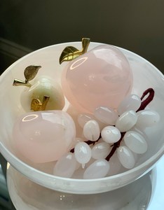 ชามผลไม้หินอ่อนสีชมพู ทนไฟ ทันสมัย สำหรับห้องครัว ห้องรับประทานอาหาร วิลล่า ห้องนั่งเล่น ตกแต่งผนัง - Product Image 2