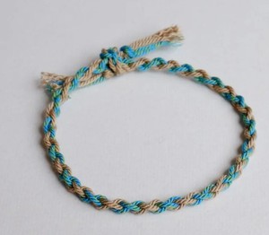Handmade Adjustable Braided <b>Rope</b> <b>Bracelet</b> for Children's Cute Style Leather and Cotton Material SNH AB 37 - Product Image 1