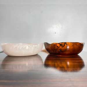 Tazón Clásico Pulido de Resina Ecológica Hecho a Mano para Servir Comida en Bodas y para Regalos - Product Image 5