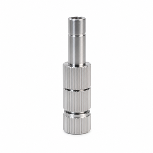 Buse en acier inoxydable, matériau 304, embout de pulvérisation atomisant réglable en deux sections pour le nettoyage des pièces d'équipement - Product Image 2