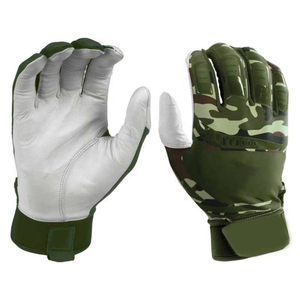 High Quality PU <b>Leather</b> Softball <b>Basketball</b> Batting Gloves Ambidextrous Hook Loop Closure Durable Training Gloves for Adults Low - Product Image 1