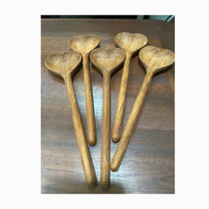 Acacia Wooden <b>Coffee</b> Tea <b>Spoon</b> Mini Kitchen Utensil Handmade Dining Cutlery Table Accessory For Beverage Stirring Wholesale Supp - Product Image 4