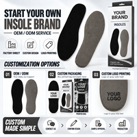 Semelles intérieures en mousse à mémoire de forme grises, souples, légères et amortissantes, unisexe, certifiées BSCI, pour chaussures de marche, baskets et décontractées