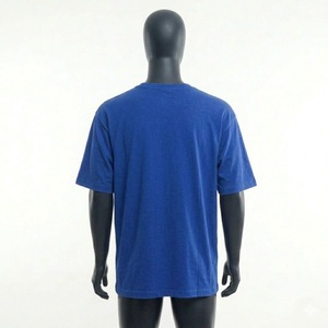 Camiseta Premium para Hombre, Cuello Redondo, Color Azul, 100% Algodón, Estilo Casual, Color Sólido, Ligera, para Verano, con Logotipo Personalizable - Product Image 4