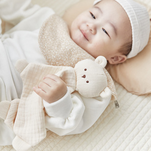 [designyoons] hellohizoo designyoons - <b>Comfort</b> Blanket Six Layer Cotton Gauze Baby Security Blanket Animal Heada - Product Image 3