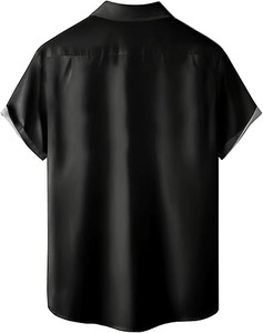 Camiseta Hawaiana para Hombre, Manga Corta, Material Ligero y Duradero, Antiarrugas, Transpirable, Cómoda y Ecológica - Product Image 3