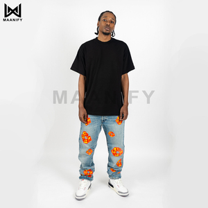 Camiseta Premium de Algodón Teñido, Estilo Oversize para Hombre, Streetwear, Vintage, Casual - Product Image 5