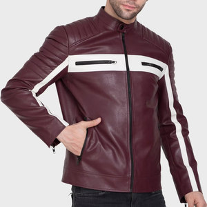 2026 Best Design <b>Leather</b> Cotton <b>Jacket</b> Stand Collar Comfortable Custom Print High Quality Vintage Hooded Front <b>Leather</b> <b>Jacket</b> - Product Image 2