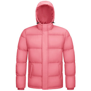Chaqueta de Invierno Acolchada para Hombre, Brillante y de Lujo, con Cuello Alto, Impermeable, Reversible, Aislada, Estilo Urbano, para Clima Extremo - Product Image 1