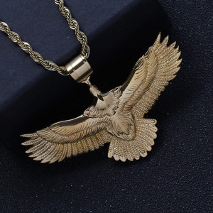 Unique and fine Wholesale Stainless Steel Pendant Hip Hop <b>Rope</b> <b>Chain</b> Necklace Jewelry - Product Image 3