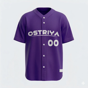 Ropa Deportiva de Último Diseño y Alta Calidad, Camisetas de Béisbol con Botones Completos en Venta, Fabricación Profesional, Camiseta de Béisbol Personalizada - Product Image 2