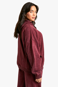 Acid Wash Hoodie Screen Print Wholesale Vintage Oversized Custom Women Distressed Pullover Hoodie Full Customized with Oem - Product Image 3