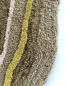 Tapis AISHA FABS SNOW moderne en laine blanche, fait main, tufté, antidérapant, épais, à boucles abstraites, pour la maison, l'hôtel, le bureau - Product Image 4