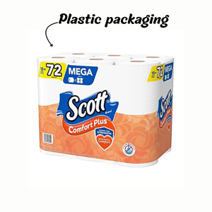 Emballage en plastique PE durable personnalisé OEM ODM avec impression en héliogravure pour papier toilette, ustensiles de cuisine, literie, produits ménagers, directement de l'usine - Product Image 1