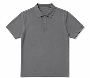 เสื้อเชิ้ตผู้ชายลายจุด แขนสั้น ผ้าปิเก้ สไตล์ลำลอง ความยาวปกติ ผ้าถัก มีกระเป๋า ป้องกันรอยยับ ผ้าฝ้าย 100% - Product Image 5