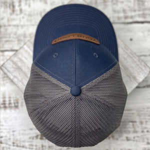 Casquette Trucker en Cuir Personnalisée de Haute Qualité Style 112 avec Maille et Fermeture Snapback, Casquettes de Sport en Toile avec Logo Personnalisé pour la Mode Hip Hop - Product Image 4