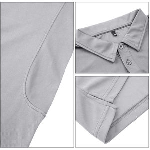 Camiseta Deportiva para Hombre, Nueva Colección de Verano, Color Sólido, Tejido de Punto, 100% Poliéster, Secado Rápido, Manga Corta, Casual - Product Image 4