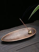 Tempat Dupa Kuningan Murni Unik Seni Modern Antik Berkualitas Tinggi untuk Kayu Cendana, Dhoop, Batti, Standar Pooja, Diffuser Kerucut