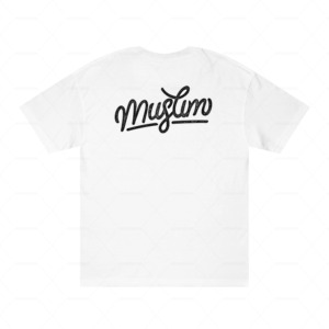 Camiseta de Mujer con Estampado de Mezquita y Luna Creciente Musulmana, Corte Regular, Cuello Redondo, Manga Corta, Informal, 100% Algodón Jersey Transpirable - Product Image 2