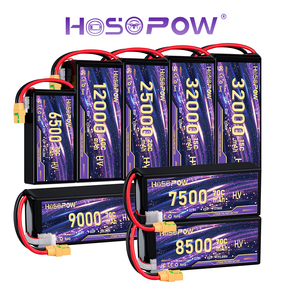 En stock Batterie de drone agricole Hosopow 6500 mAh 8S 6S 4S <span class=keywords><strong>70C</strong></span> 22,8 V Batterie lithium 29,6 V 22,2 V Batteries Lipo à décharge rapide - Product Image 1