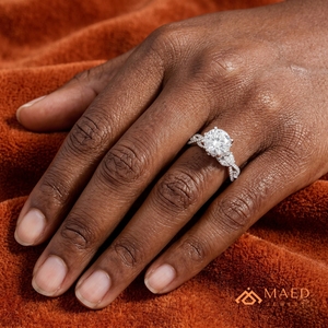 Anillo de Moissanita con Corte Redondo, Anillo de Plata de Joyería Fina para Mujer, Diseño Solitario Elegante, Regalo de Compromiso Nupcial, Joyería de Moda Nueva - Product Image 4