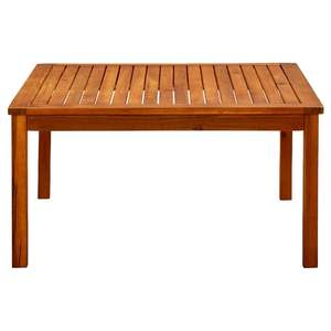 Table basse en bois d'acacia massif, durable, de taille moyenne, ton bois naturel - Product Image 3