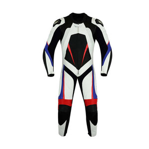 Combinaison de course moto unisexe à manches longues pour adultes, gris et noir, en spandex, qualité supérieure, coupe-vent, toutes saisons, genouillères ajustables - Product Image 6