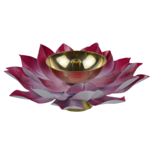 Diya en laiton plaqué or coloré 2025 pour la décoration festive de la maison, design rond, multicolore, Diwali - Product Image 3