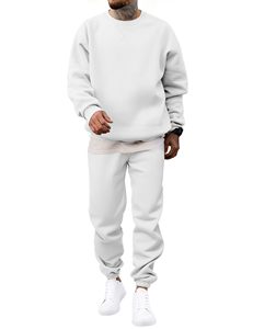 Sweat-shirt à capuche pour homme 100% coton French Terry, style décontracté, coupe ample, style hiver, anti-boulochage - Product Image 2